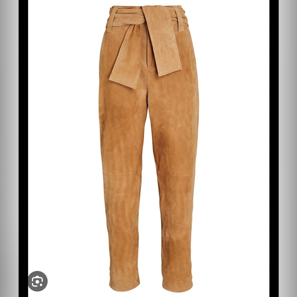 Suede Beige Pants